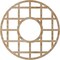 Ekena Millwork O'Neal Wood Fretwork Pierced Ceiling Medallion, Red Oak, 34"OD x 12 3/8"ID x 1/4"T CMWP34X34X0250ONRO - alternate 3